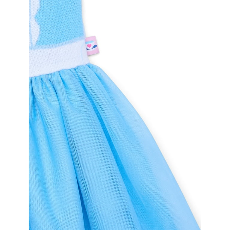 Disney Alice in Wonderland Toddler Girl Dress – Cosplay Princess Outfit with Tulle Skirt, Cute Fancy | AmazPromo