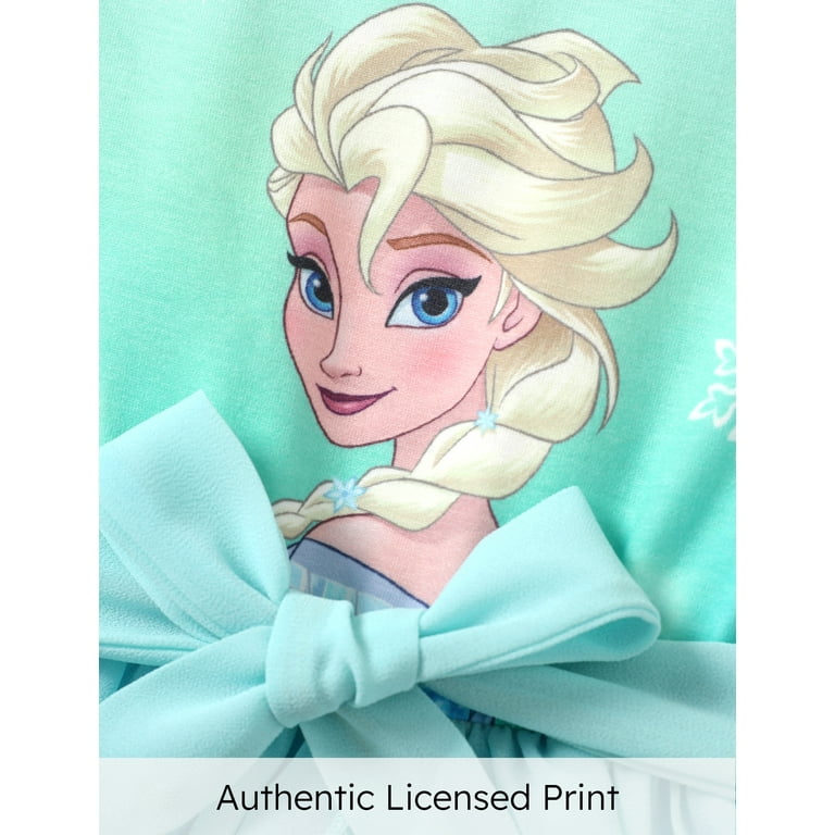 Disney Frozen Elsa Romper Dress for Girls – Princess Tulle Skirt Jumpsuit with Ruffle Sleeves extra image