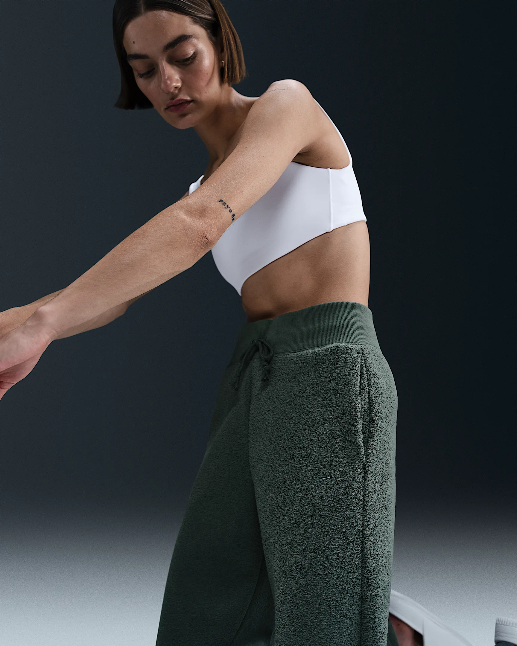 Nike Sportswear Phoenix Plush High-Waisted Pants – Luxe Textured Fleece – Now $59.97 extra image