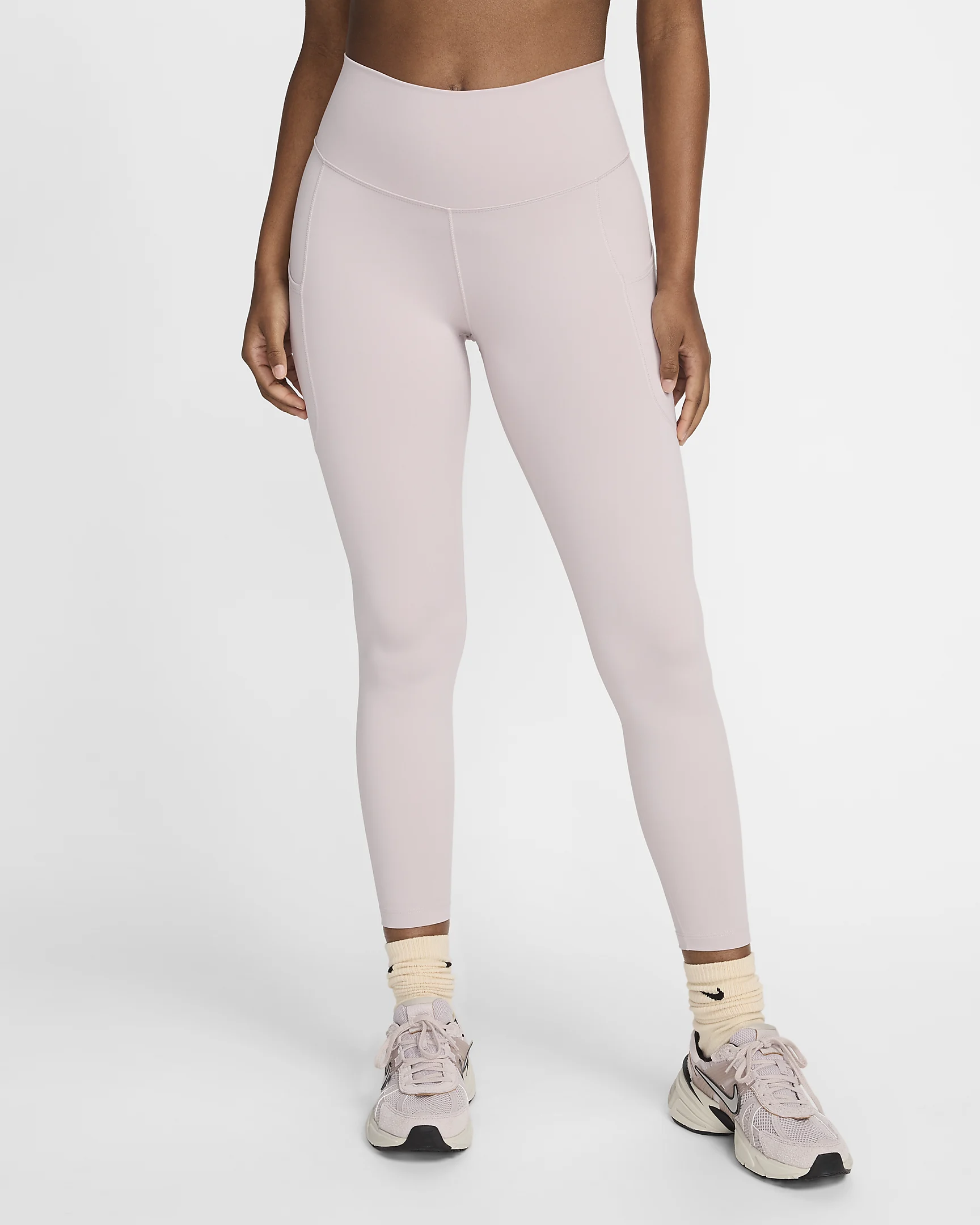 Nike One High-Waist Leggings – Peachy-Soft & Sweat-Wicking | AmazPromo
