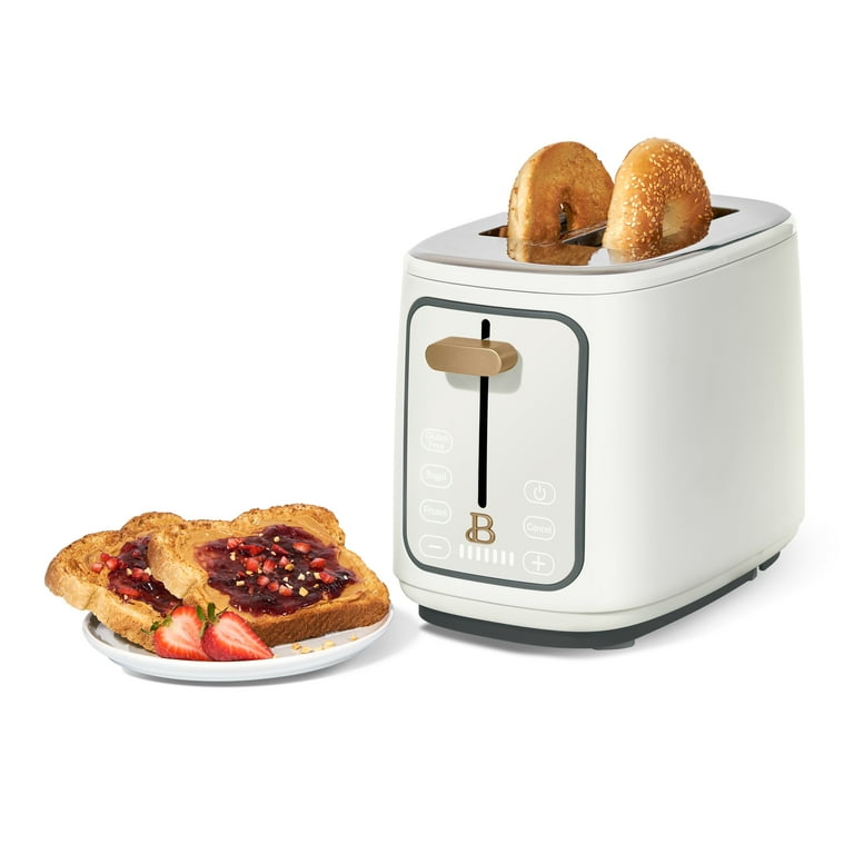 Beautiful 2-Slice Toaster with Touch-Activated Display – Sleek Digital LED Countdown, 7 Browning Set extra image