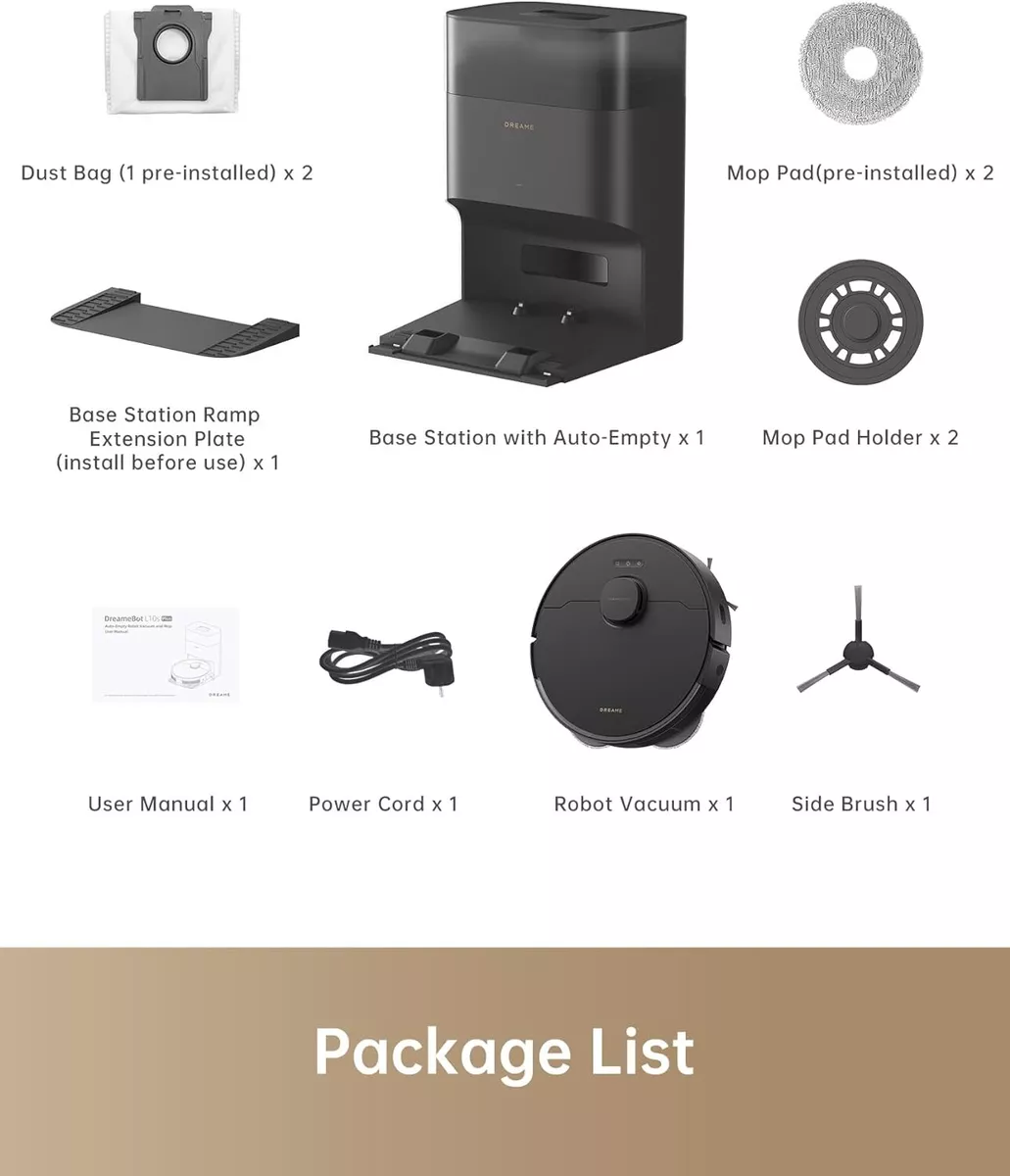 Dreame L10s Plus Robot Vacuum Cleaner – 7000Pa Ultra-Power Suction, Self-Emptying 90 Days, Smart AI extra image