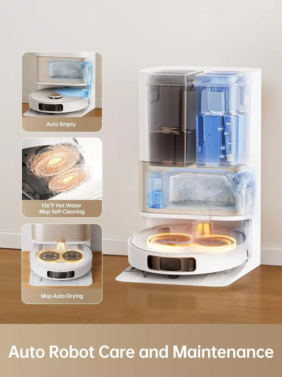 Dreame L10s Pro Ultra Heat Robot Vacuum and Mop Combo – 7,000Pa Suction, MopExtend™, 136°F Self-Clea | AmazPromo