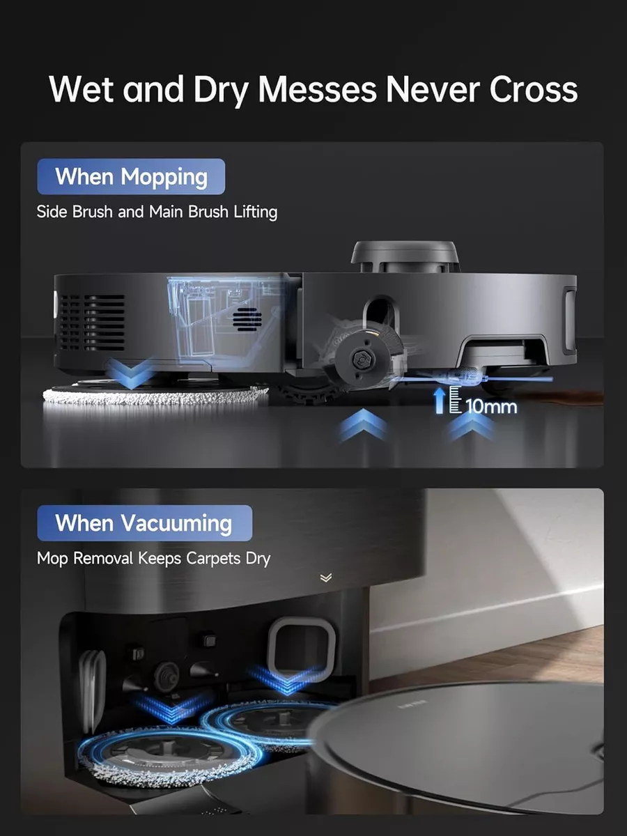 Dreame X40 Ultra Robot Vacuum & Mop – 12,000Pa Suction, Smart 3D Navigation, 158°F Self-Cleaning extra image