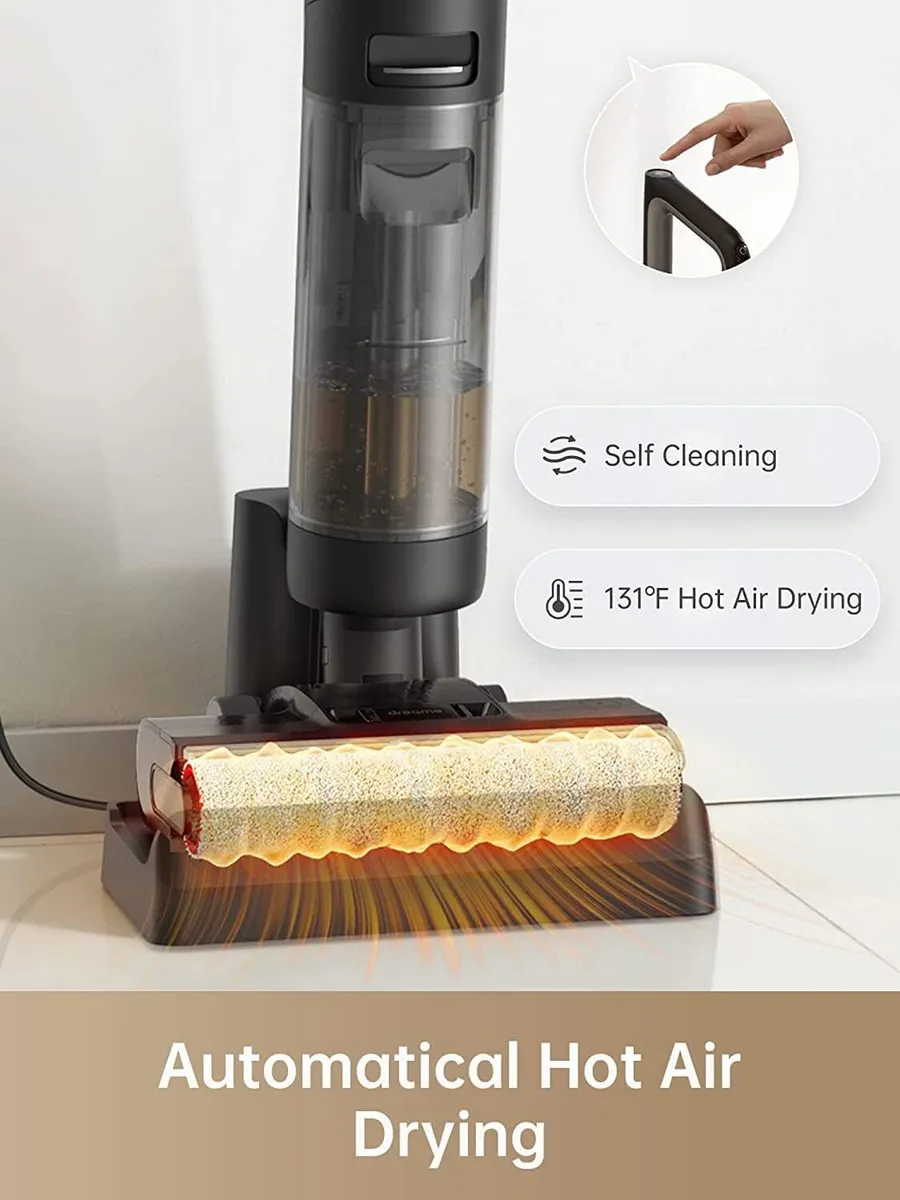 Dreame H12 Pro Wet Dry Vacuum Cleaner | Smart Cordless Mop for Hard Floors | Dual-Edge Cleaning | AmazPromo