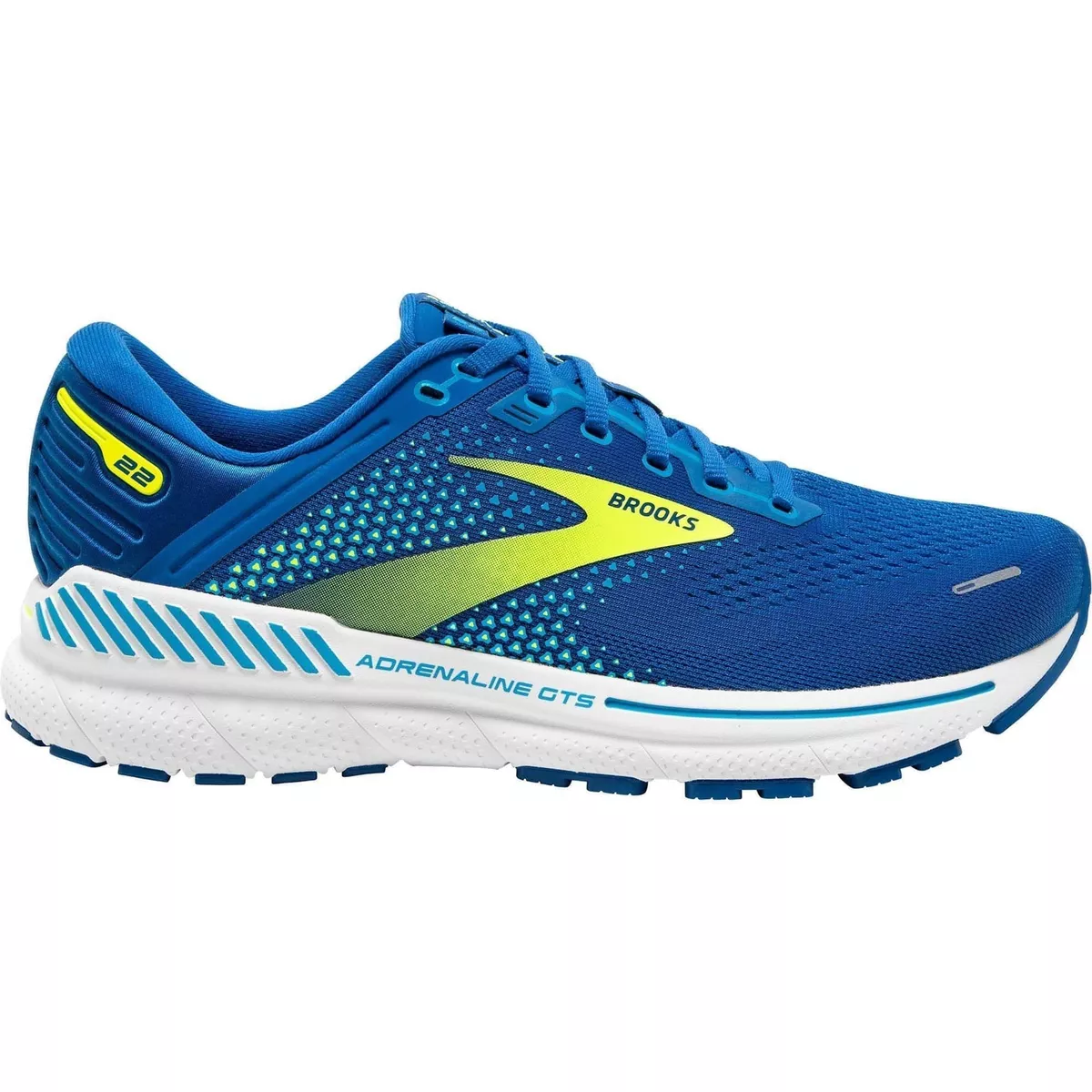 Brooks Adrenaline GTS 22 Men's Running Shoes - Cushioned, Supportive Trainers in Blue for Comfort | AmazPromo