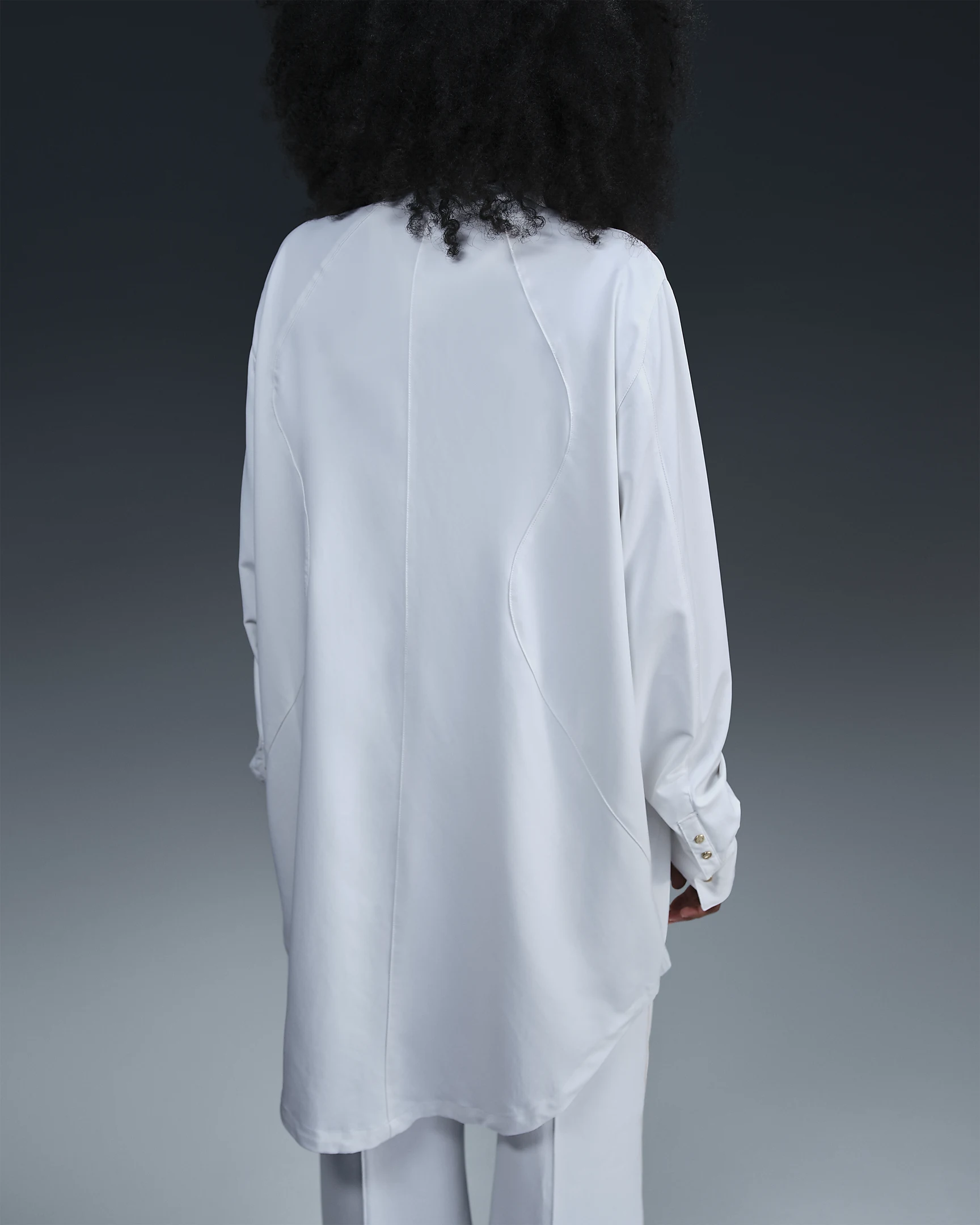 Nike Naomi Osaka Oversized Dress – Sporty & Stylish with Gold Zipper – Summit White extra image