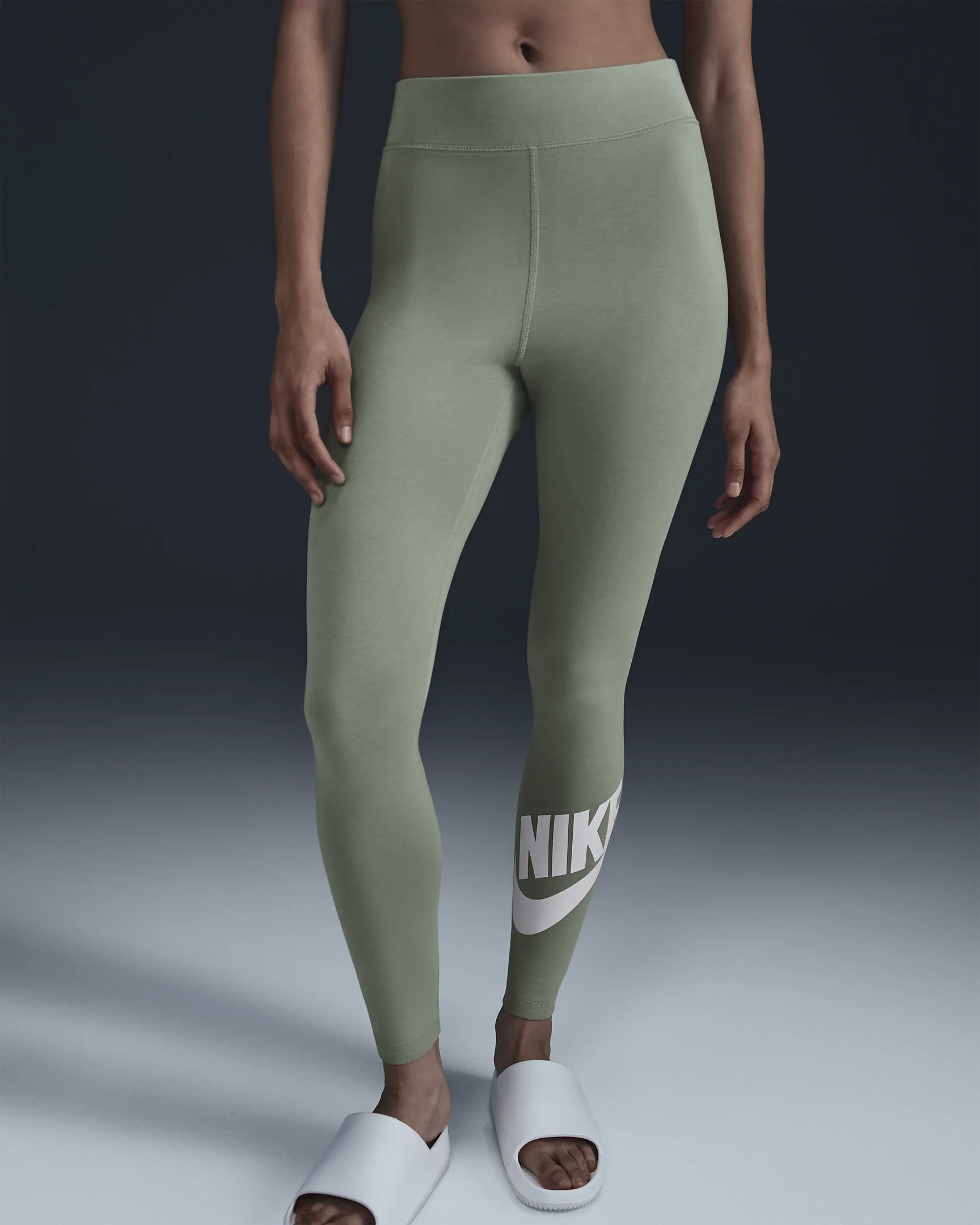 Nike Sportswear Classics Women's High-Rise Full-Length Leggings – Stretchy, Durable, Moisture-Wickin extra image