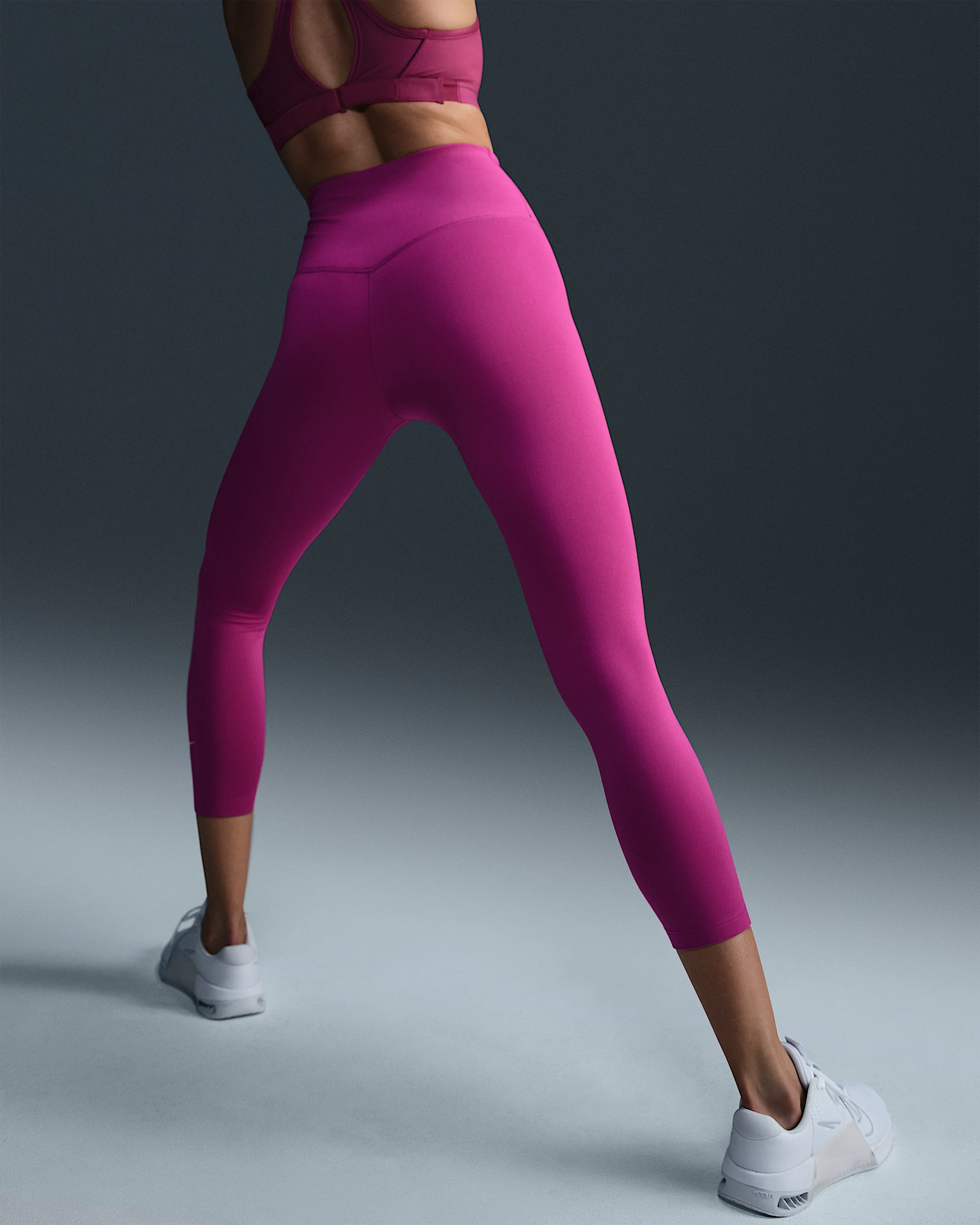 Nike Therma-FIT One Women's High-Rise 7/8 Leggings – Warm, Stretchy & Squat-Proof – Hot Fuchsia extra image