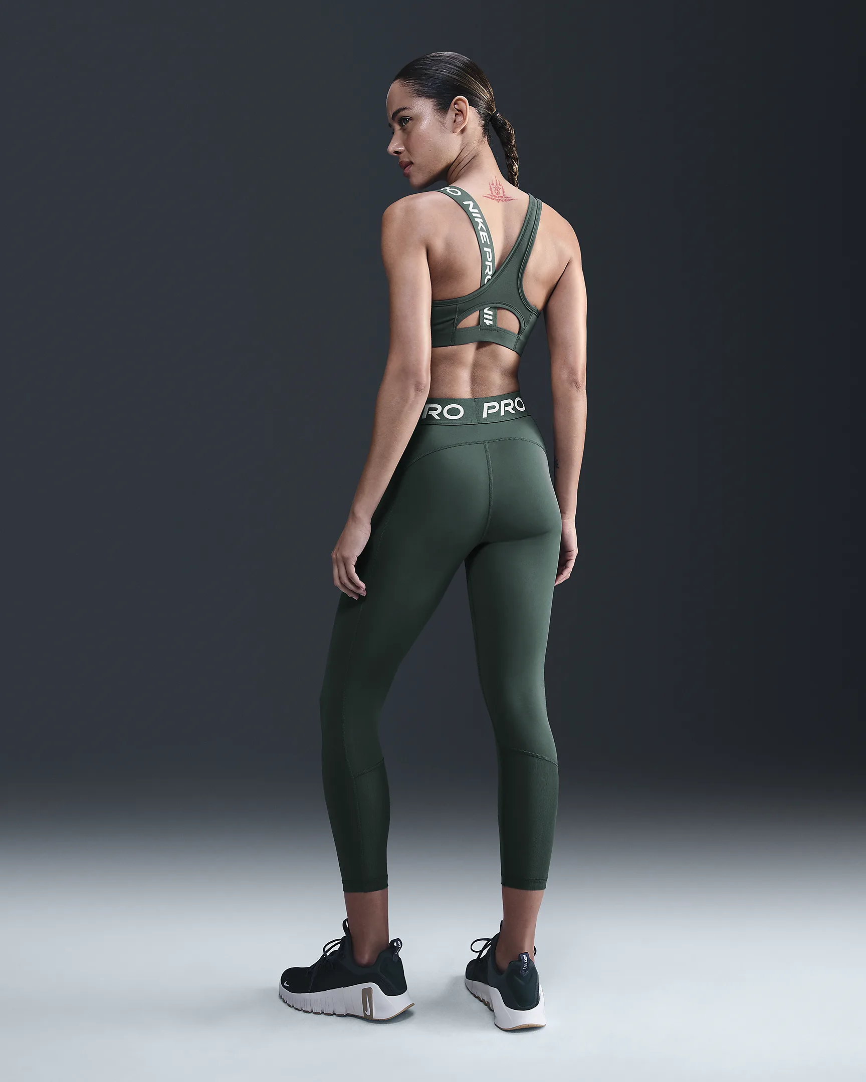 Nike Pro Women's Performance Leggings with Mesh Panels – Sweat-Wicking & High-Stretch for Comfort | AmazPromo