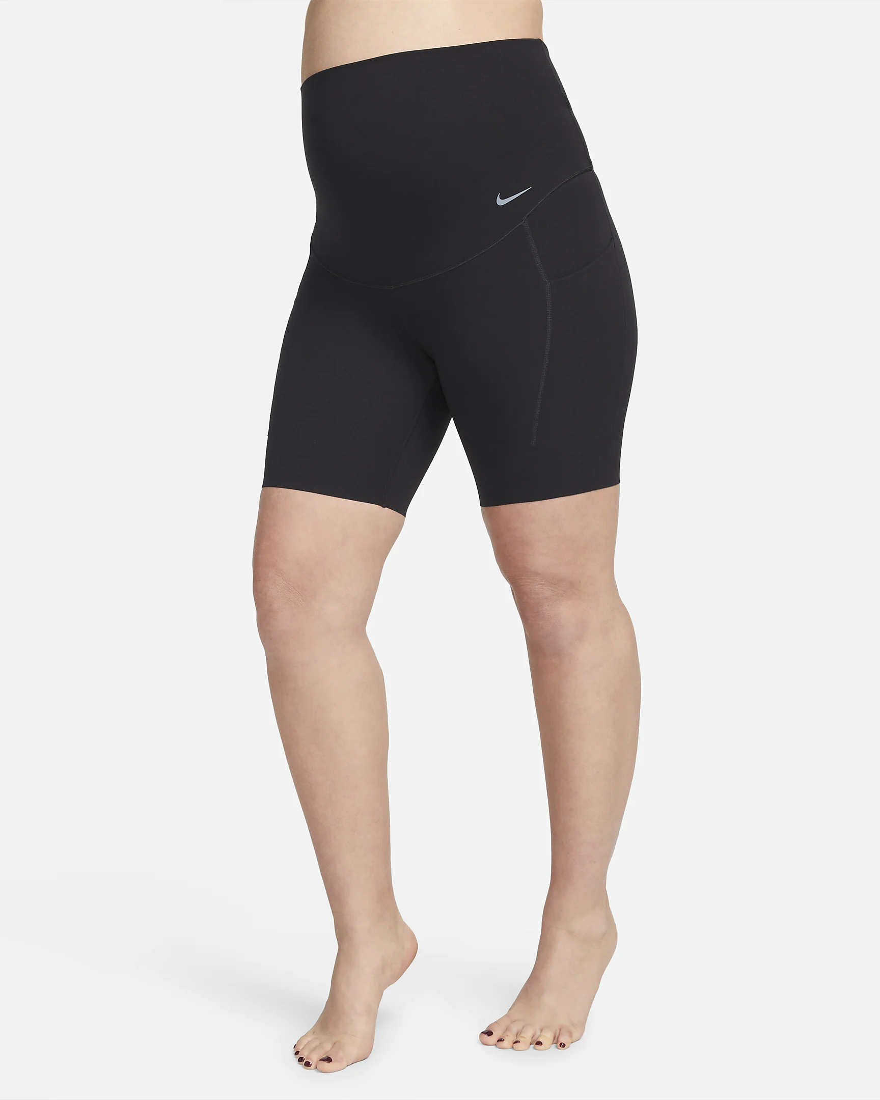 Nike Zenvy Maternity Biker Shorts – Ultra-Soft, Stretchy & Squat-Proof | AmazPromo