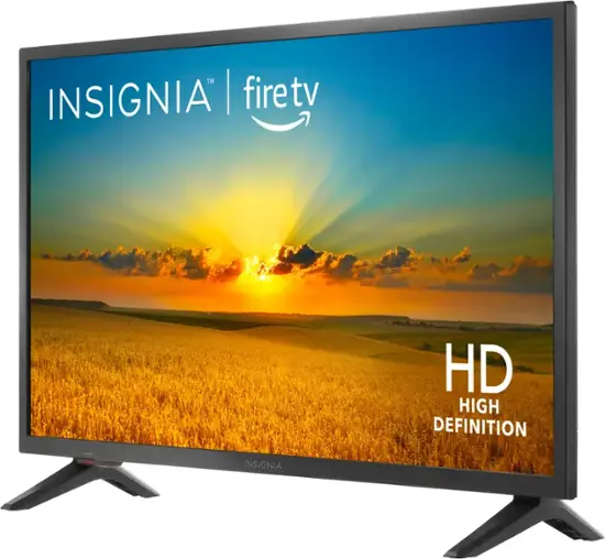 Insignia™ 32-Inch Smart Fire TV | HD 720p LED Screen, Alexa Voice Control, DTS TruSurround | Stream | AmazPromo