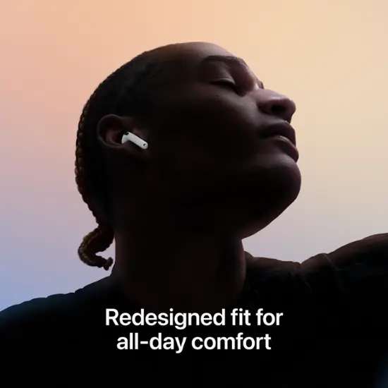 Apple AirPods 4 (2025) - Wireless Bluetooth Earbuds with Personalized Spatial Audio, Voice Isolation | AmazPromo