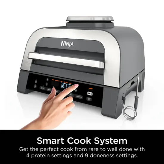 Ninja Foodi Smart XL 6-in-1 Indoor Grill & Air Fryer – 500°F Cyclonic Grilling, Smart Cook System extra image