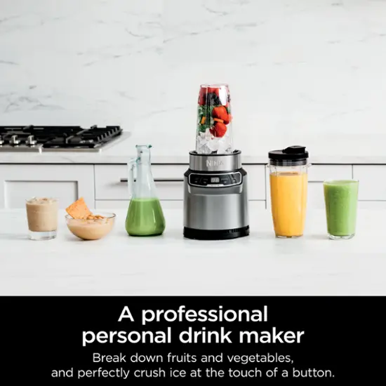 Ninja Nutri-Blender Pro 1100W with Auto-iQ | Powerful Personal Smoothie & Shake Maker | Ice Crushing extra image