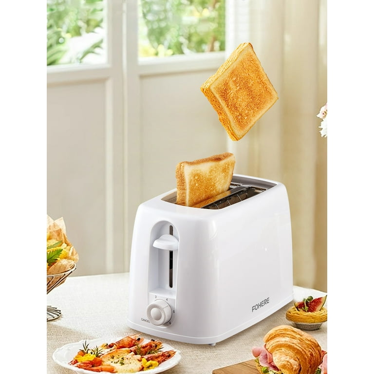 Fohere 2 Slice Toaster with 6 Browning Settings – Compact 700W Bread Toaster with Crumb Tray & Cord extra image