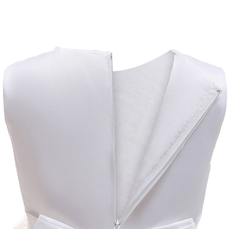 HAWEE Unicorn Princess Dress for Girls – Rainbow Tulle Flower Gown, Sleeveless Birthday & Party Dres | AmazPromo