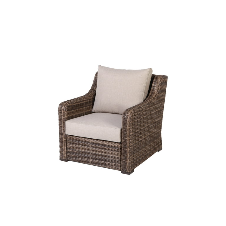 Better Homes & Gardens Hawthorne Park 4-Piece Patio Conversation Set – Outdoor Wicker Sofa & Chairs extra image