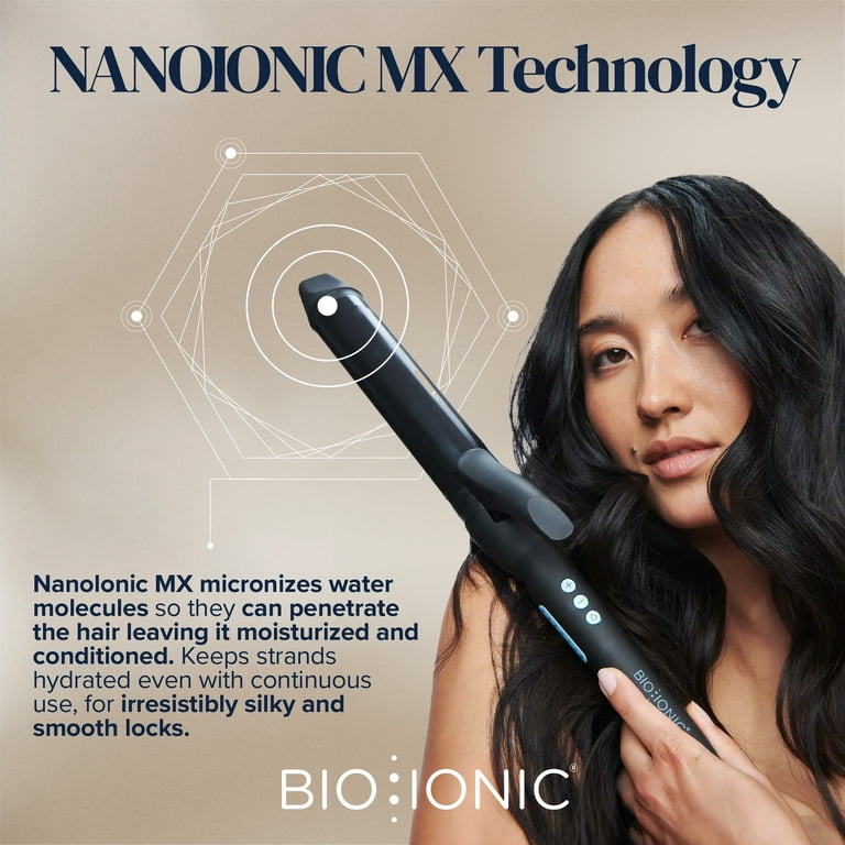 Bio Ionic 1.25" Long Barrel Curling Iron – Professional NanoIonic Curling Wand for Long-Lasting extra image