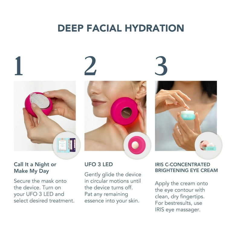 FOREO UFO 3 LED Hydration & Glow Smart Mask Set – Red Light Therapy Facial Device with 14 Sheet Mask extra image