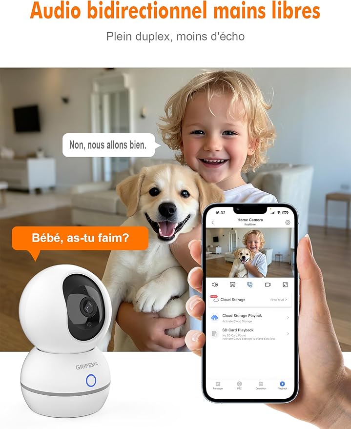 360° Indoor Security Camera WiFi – Smart Motion Tracking, Night Vision, 3-in-1 Alarm, Privacy Shutte | AmazPromo