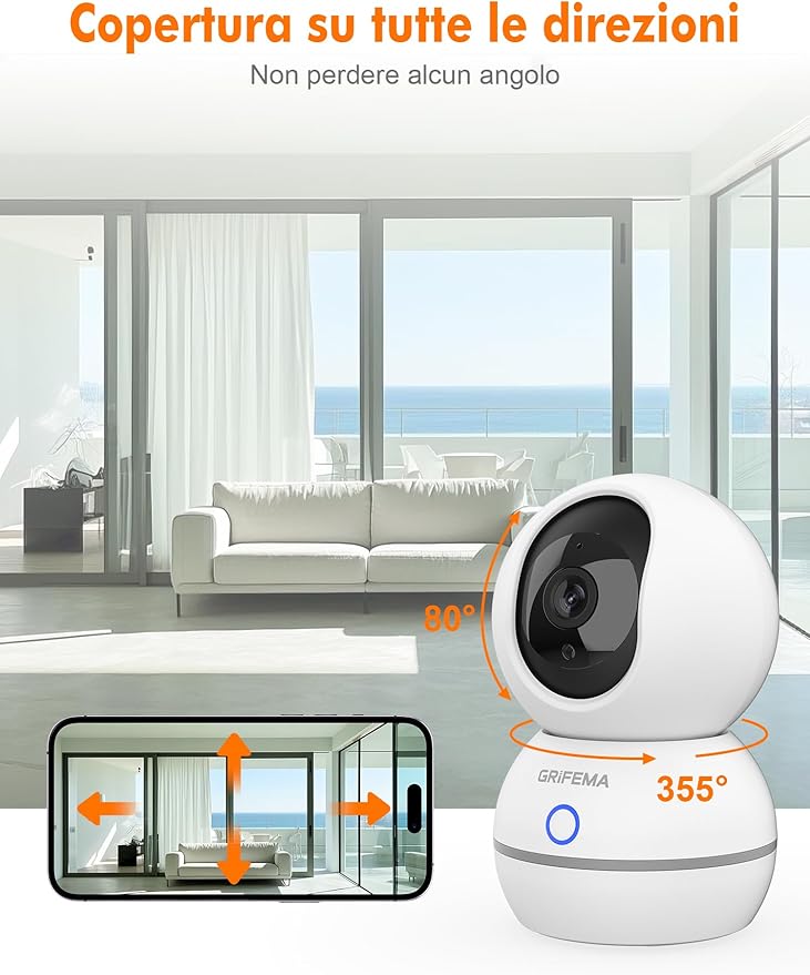 Tapo C210 Indoor 2K 3MP WiFi Security Camera – 360° Pan/Tilt, Motion Tracking, Person Detection, Nig | AmazPromo
