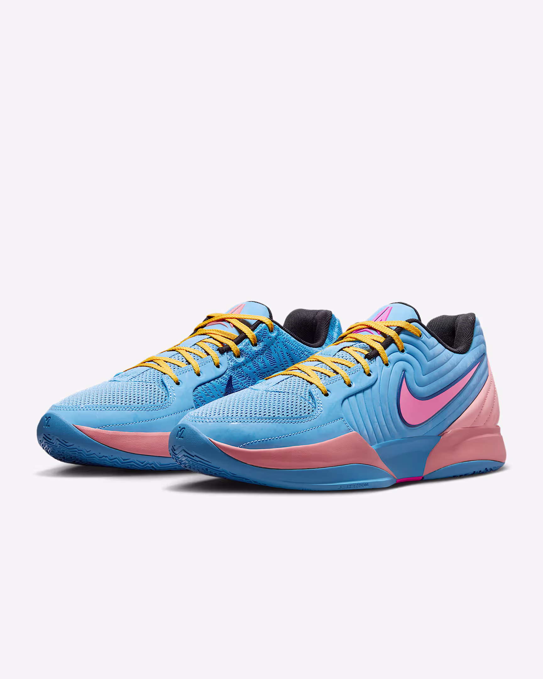 Nike Ja 2 Basketball Shoes – Lightweight Zoom Cushioning, Tractor-Inspired Grip, Blue Beyond Colorwa | AmazPromo