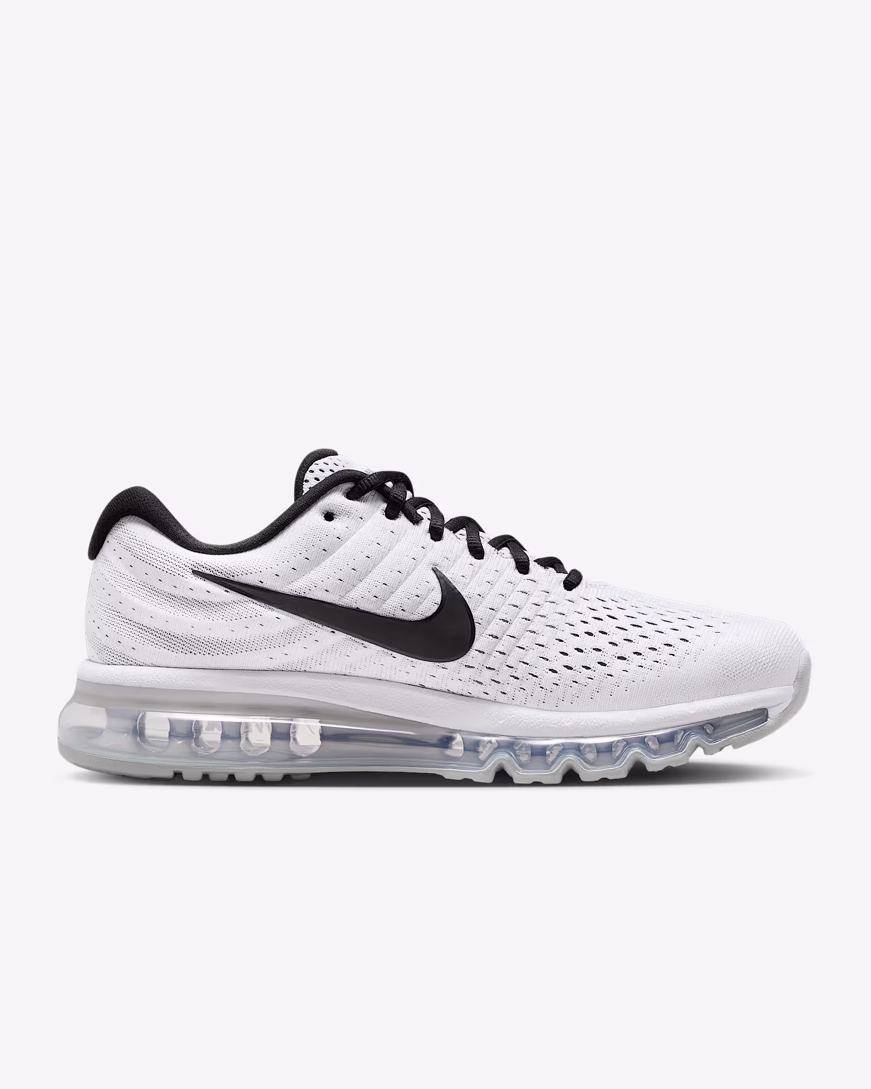 Nike Air Max 2017 Running Shoes – Full-Length Max Air Cushioning, Flymesh Upper, White/Pure Platinum extra image