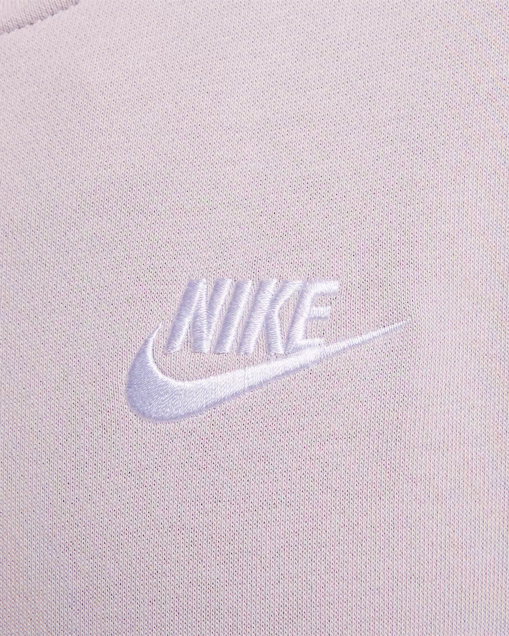 Nike Club Fleece Hoodie – Cozy Pullover Sweatshirt for Cold Weather – Platinum Violet/White extra image