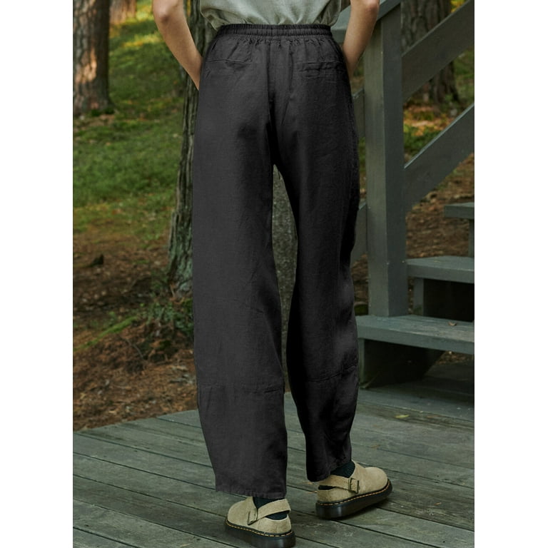 DOKOTOO Women’s Wide Leg Harem Pants – Boho Casual Palazzo Trousers with Drawstring Waist & Pockets | AmazPromo