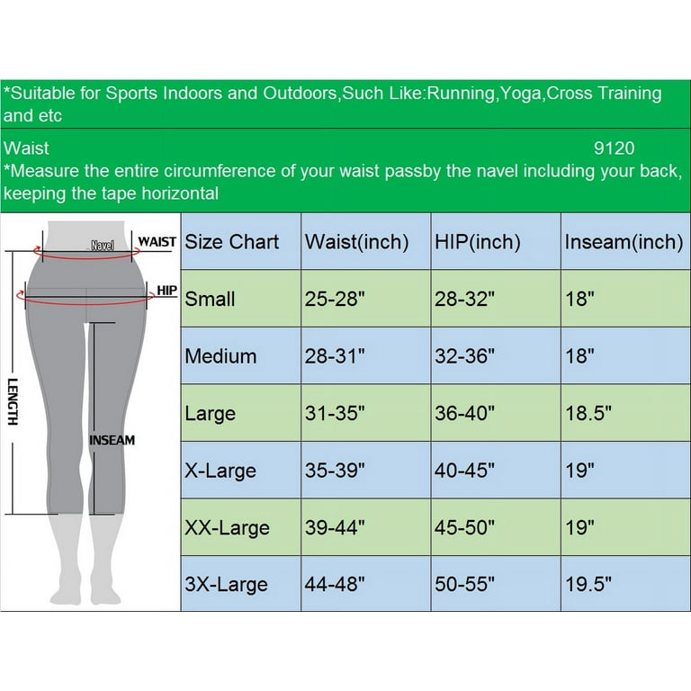 NELEUS Women's High Waisted Capri Leggings with Pockets - Tummy Control, Squat Proof Yoga Pants | AmazPromo