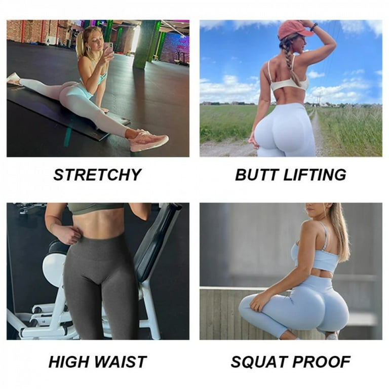 Seamless Push-Up Gym Leggings for Women – High Waist Tummy Control Yoga Pants, Squat-Proof Peach extra image