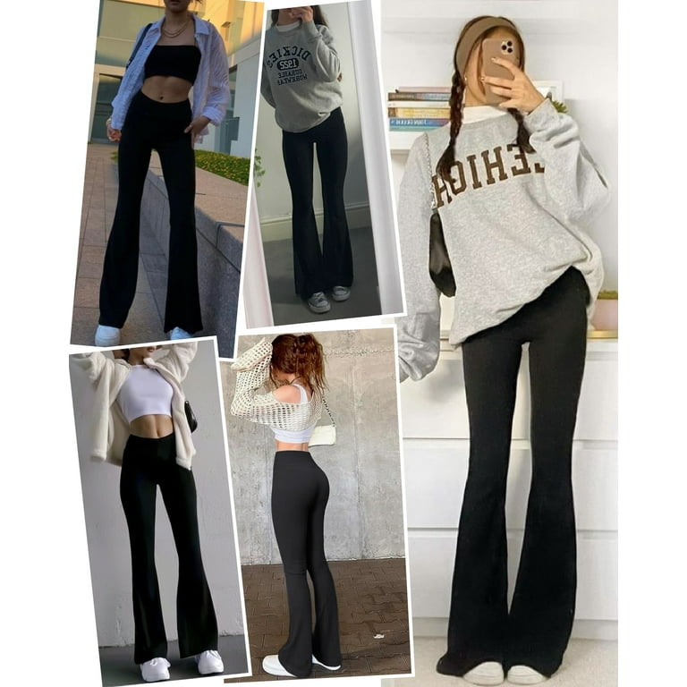 FITOP Women's Buttery Soft Flare Yoga Pants – High Waisted Bootcut Leggings with Hidden Pocket | AmazPromo