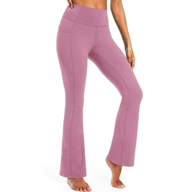 NELEUS Women's Flare Yoga Pants with Pockets – High Waist Bootcut Leggings for Workout & Office | AmazPromo