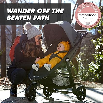 Baby Jogger City Mini GT2 All-Terrain Stroller – Black | Compact Fold, Adjustable Handlebar, Hand Br extra image