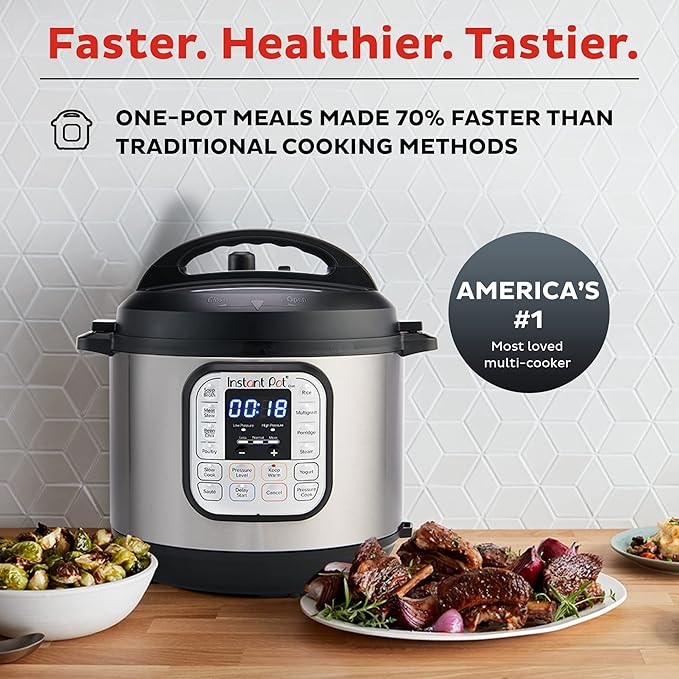 Instant Pot Duo 7-in-1 Electric Pressure Cooker – 6 Quart Multi-Cooker with Slow Cook, Rice, Steam, | AmazPromo