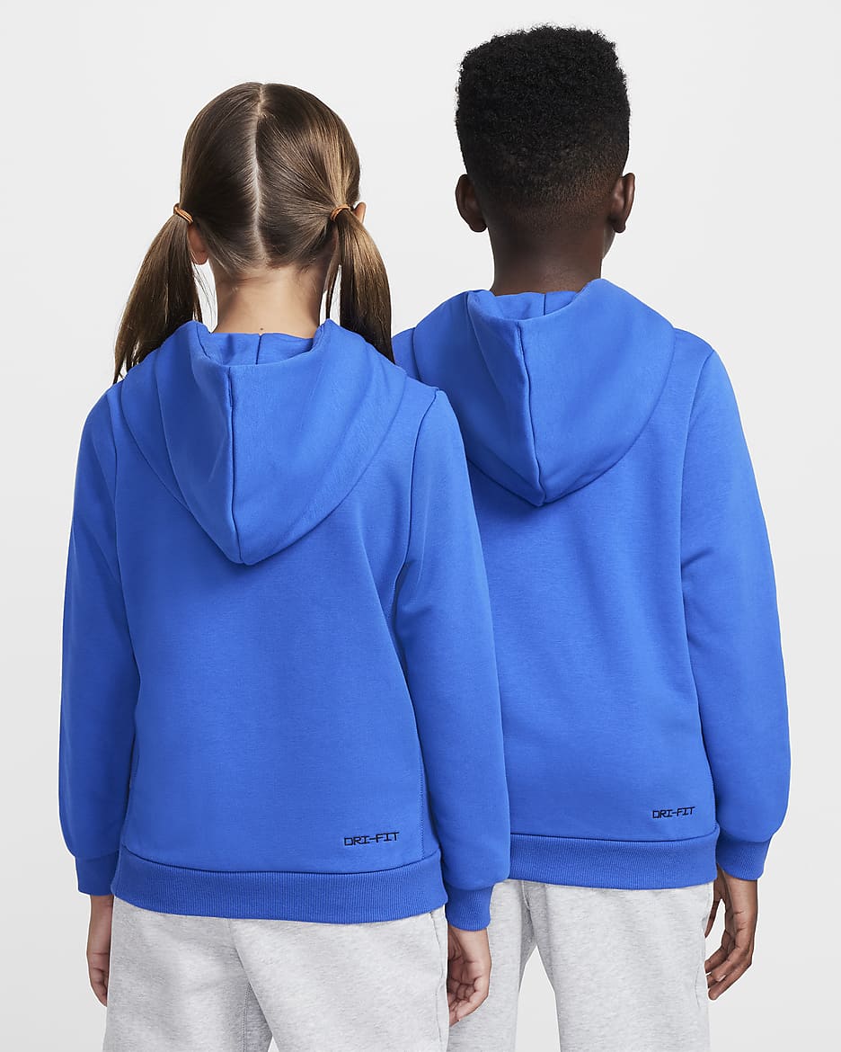 Nike Standard Issue Big Kids’ Dri-FIT Basketball Hoodie – Fleece Pullover for Warmth, Comfort & Cour extra image