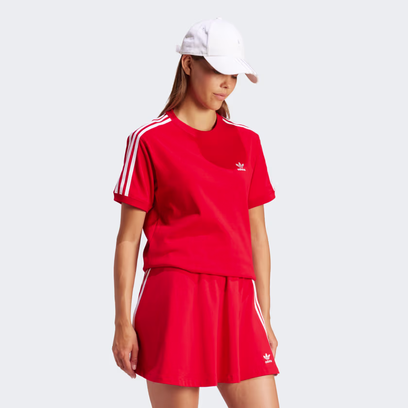 adidas Adicolor 3-Stripes Tee – Classic Men’s Crewneck T-Shirt with Signature Sport Style & Everyday | AmazPromo