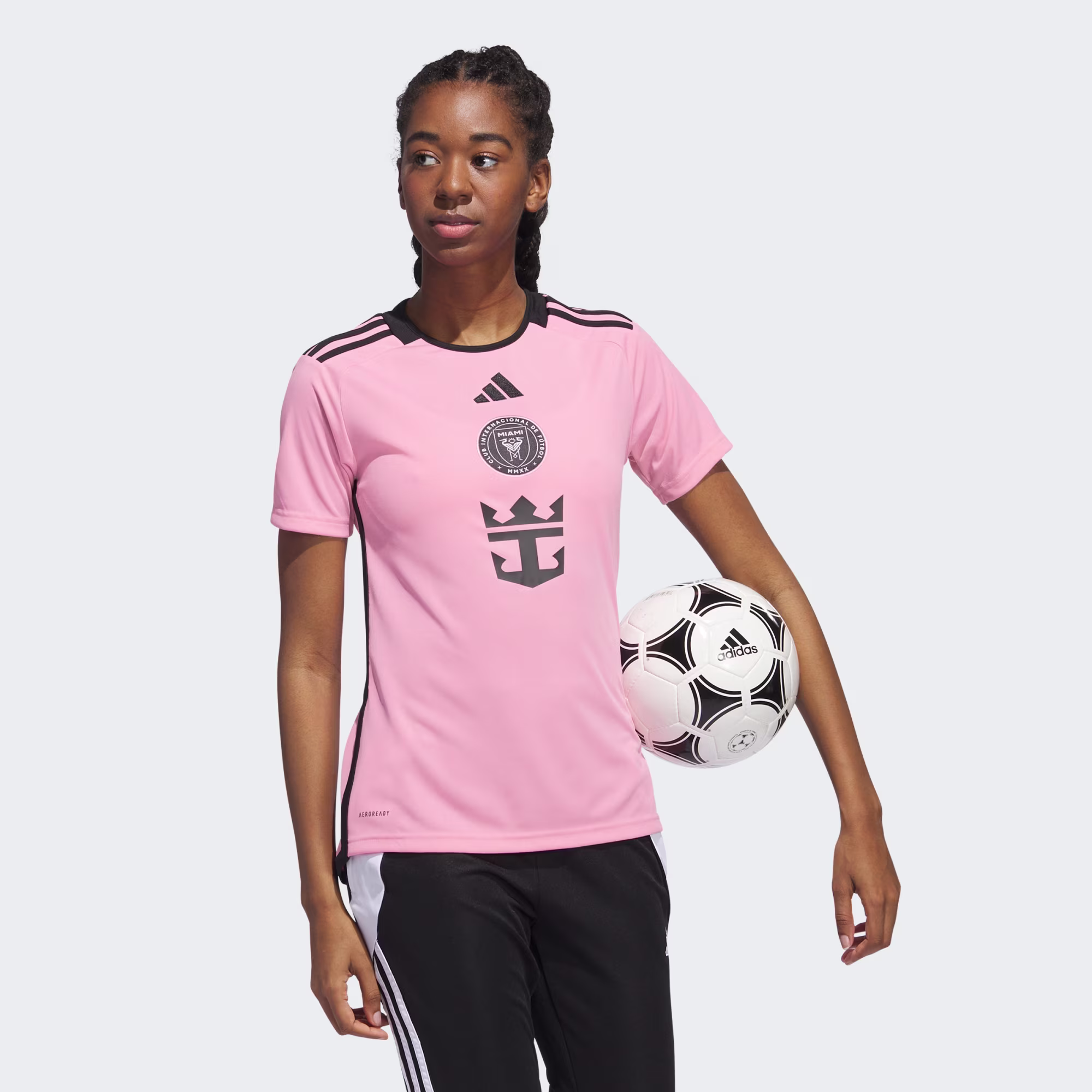 Inter Miami CF 24/25 Messi Home Jersey – Official adidas Lionel Messi Soccer Shirt with Signature Pi | AmazPromo