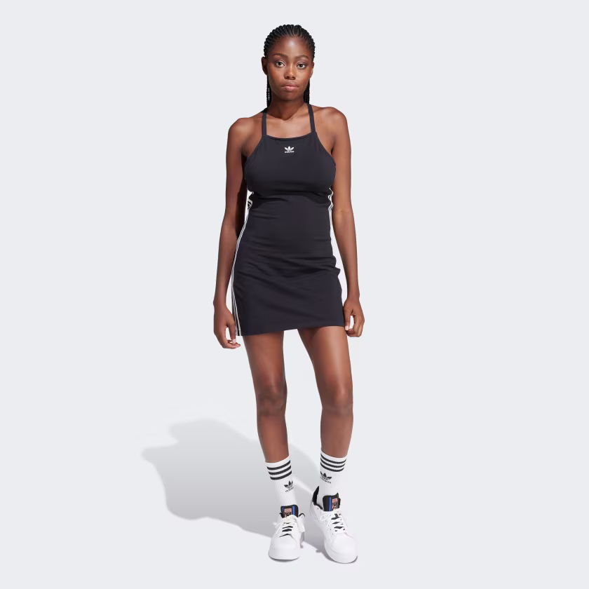adidas Originals 3-Stripes Mini Dress – Sporty-Chic Bodycon Dress with Iconic Heritage Style extra image