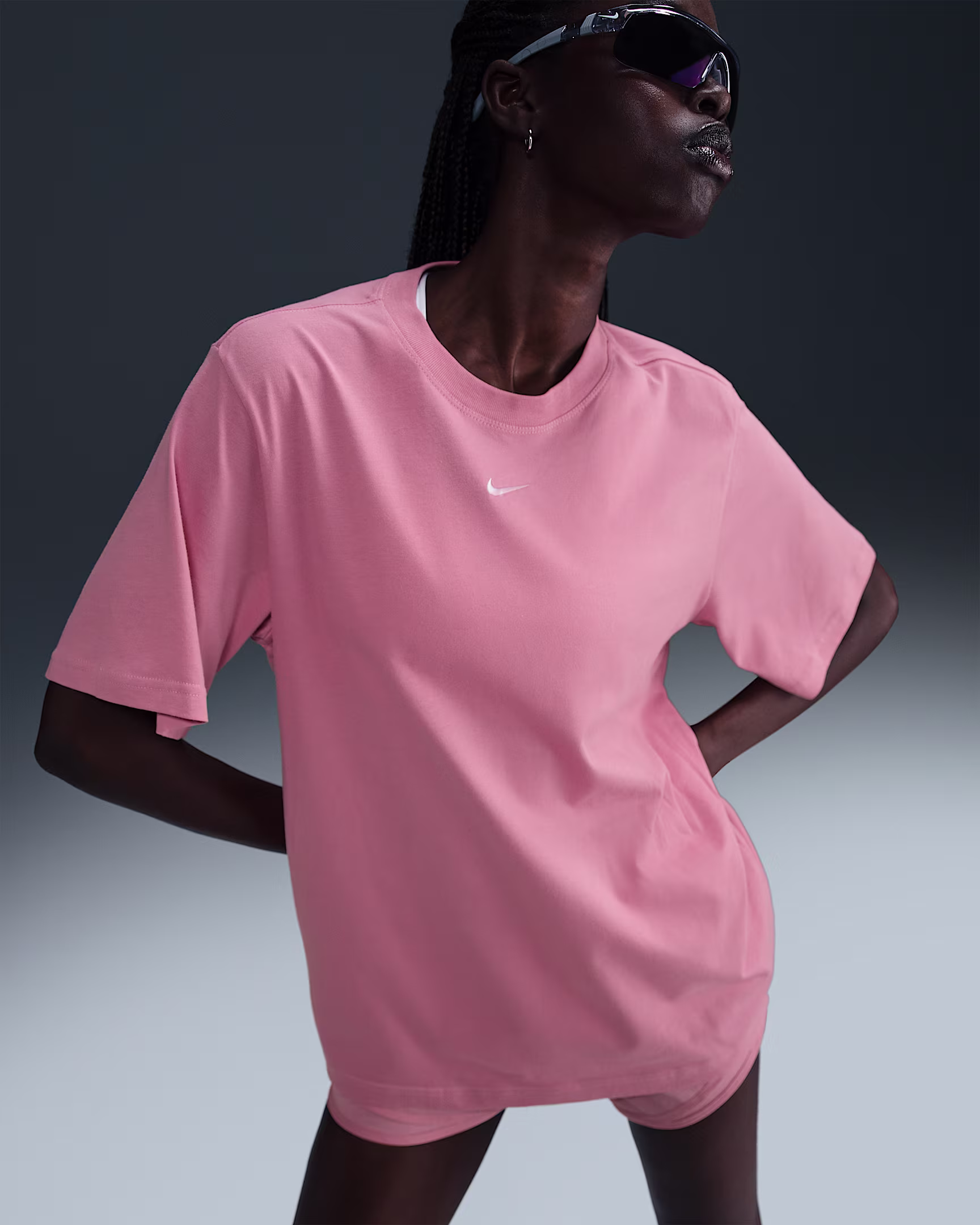 Nike Sportswear Essential Women’s T-Shirt – Everyday Classic Crewneck Tee with Iconic Swoosh Style | AmazPromo