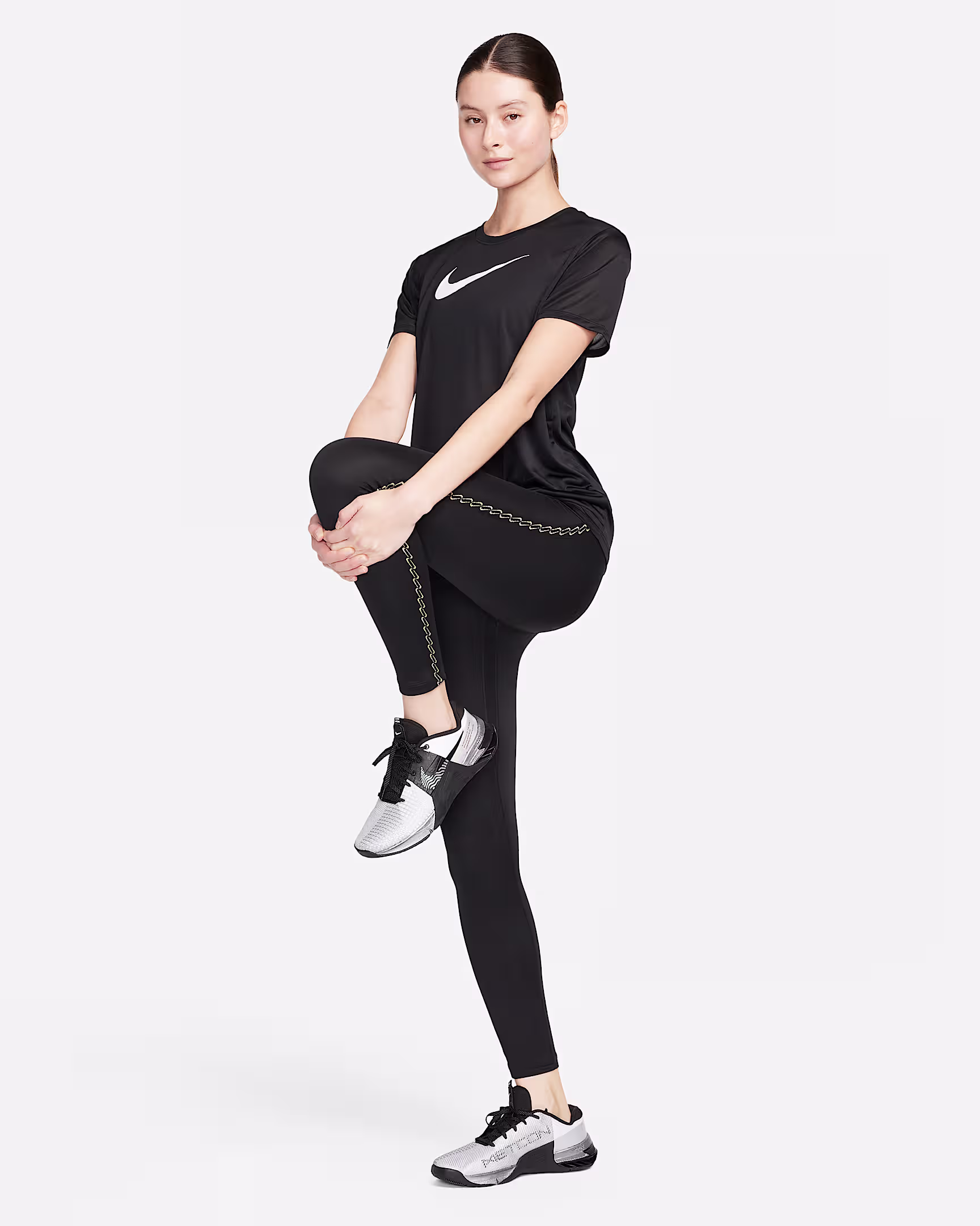 Nike Women’s Dri-FIT Graphic T-Shirt – Lightweight Sweat-Wicking Workout Tee with Bold Athletic Prin | AmazPromo