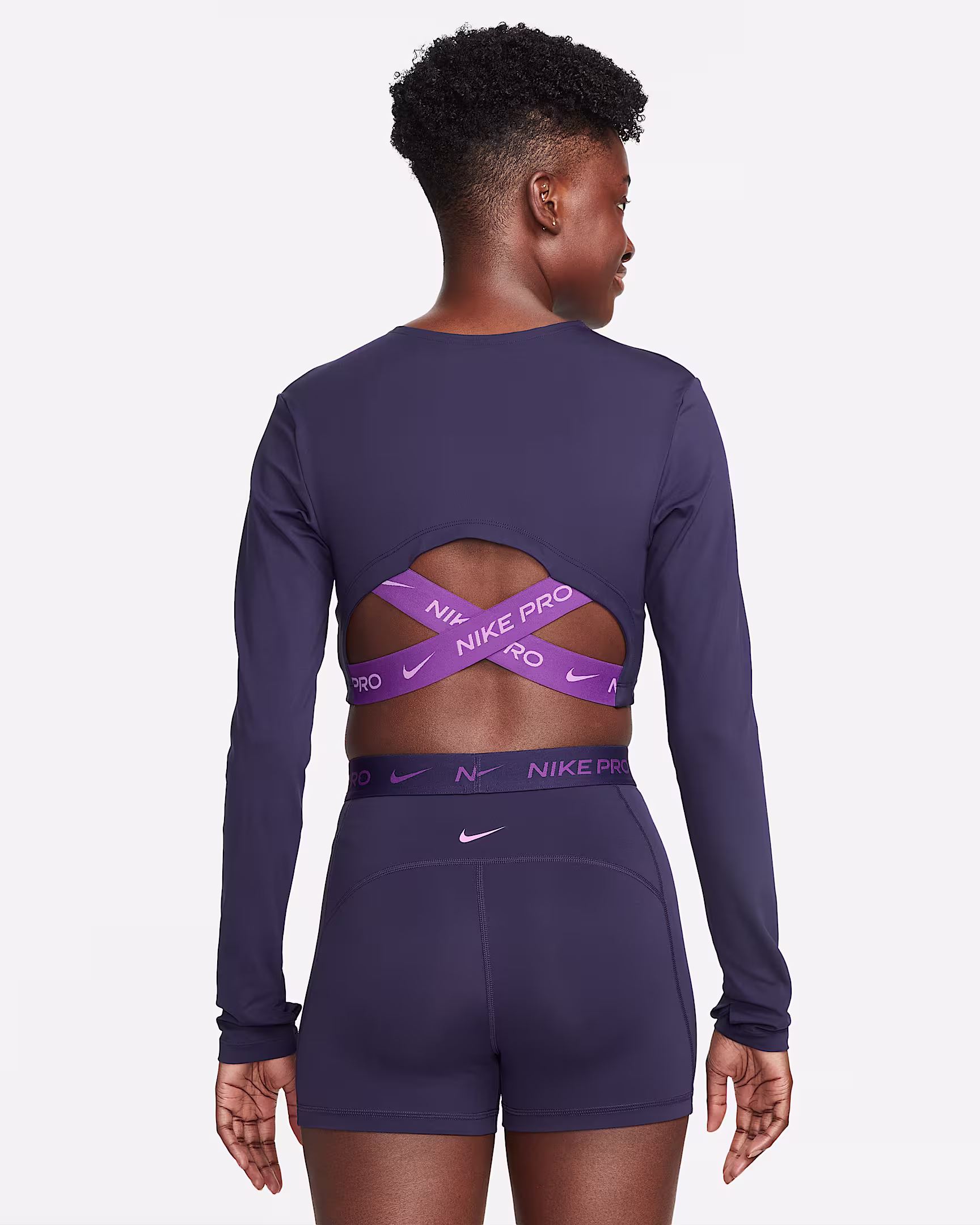 Nike Pro Dri-FIT Women’s Cropped Long-Sleeve Training Top – Breathable, Sweat-Wicking Layer for Gym, | AmazPromo