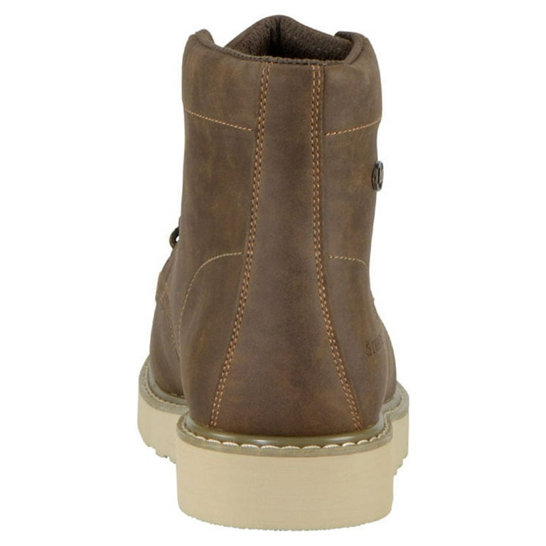 Lugz Men's Monterey Wide Steel Toe Work Boots – Slip-Resistant Moc Toe Chukka for Industrial Safety extra image