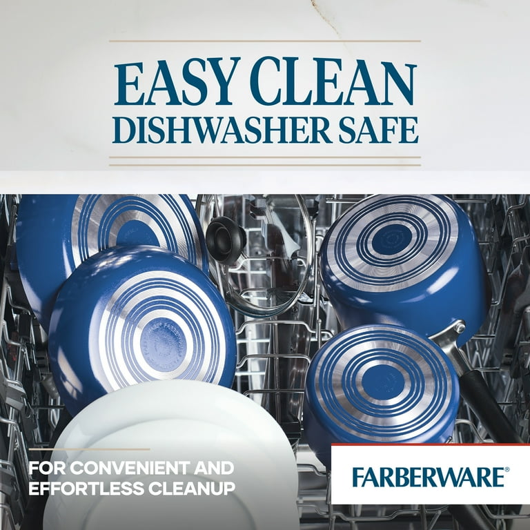 Farberware 24-Piece Nonstick Cookware Set with Utensils – Easy Clean Aluminum Pots and Pans | AmazPromo