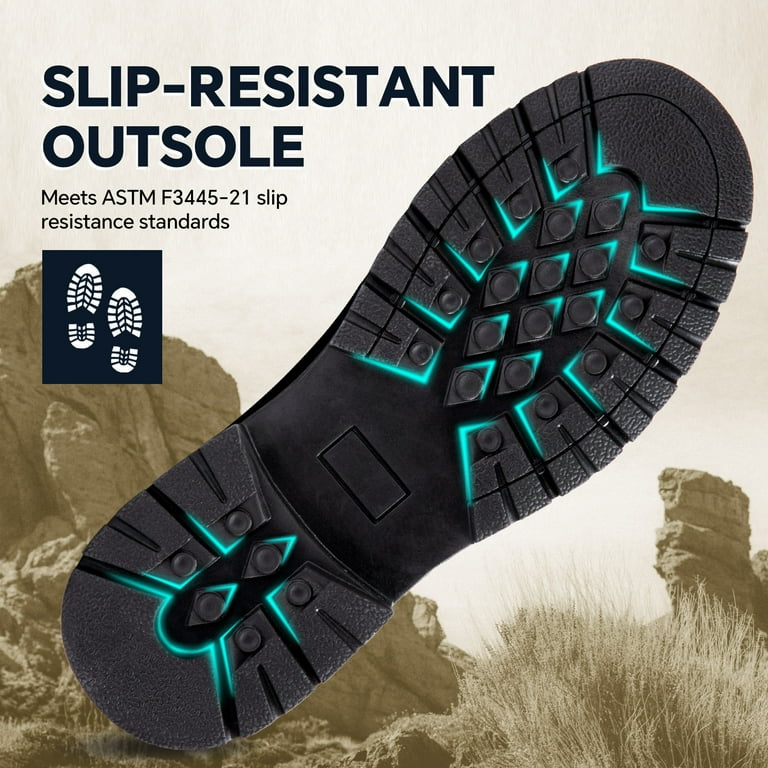 SPIEZ Men’s Steel Toe Chelsea Work Boots – Waterproof Lightweight Safety Boots with Puncture-Proof K extra image