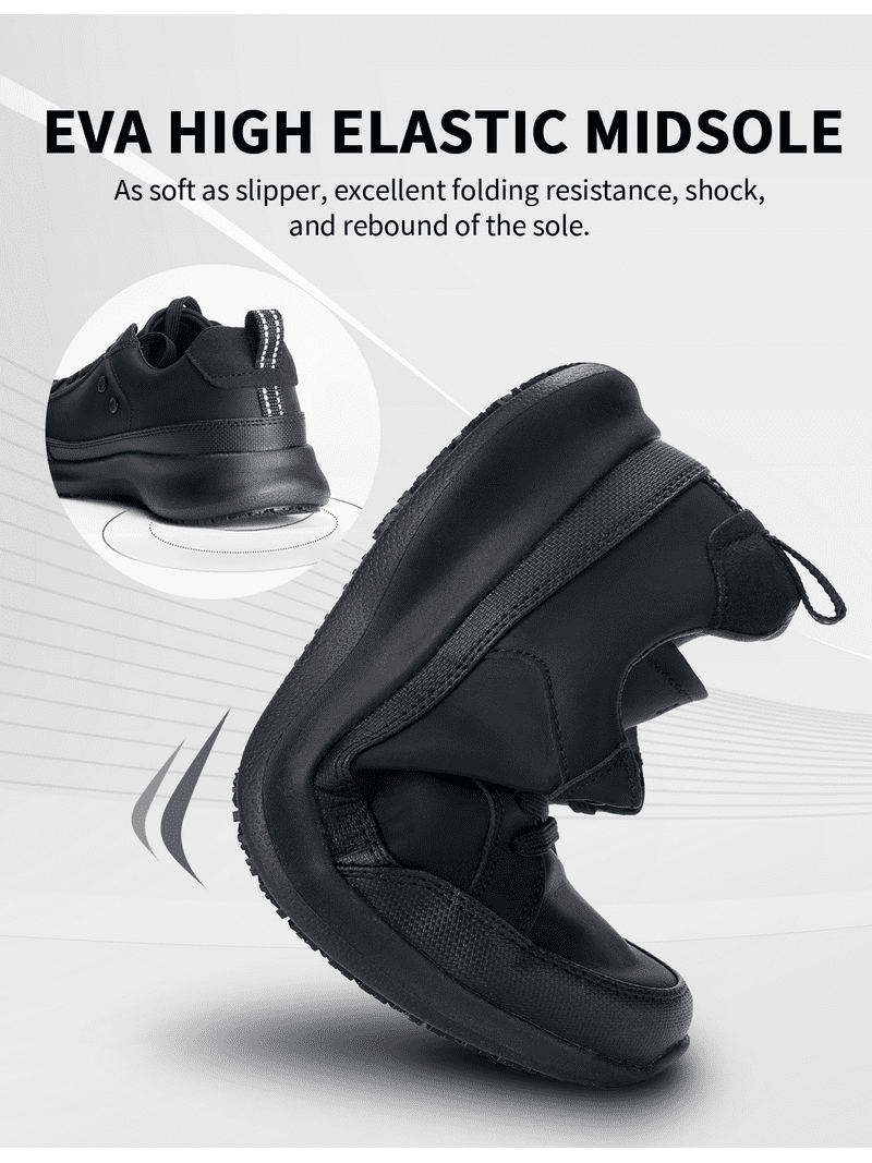 SPIEZ Men’s Slip-Resistant Waterproof Work Shoes – Lightweight Non-Slip Safety Sneakers for Kitchen extra image