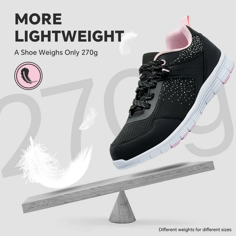 SPIEZ Women's Lightweight Breathable Composite Toe Work Shoes – Puncture-Proof Slip-Resistant Safety extra image