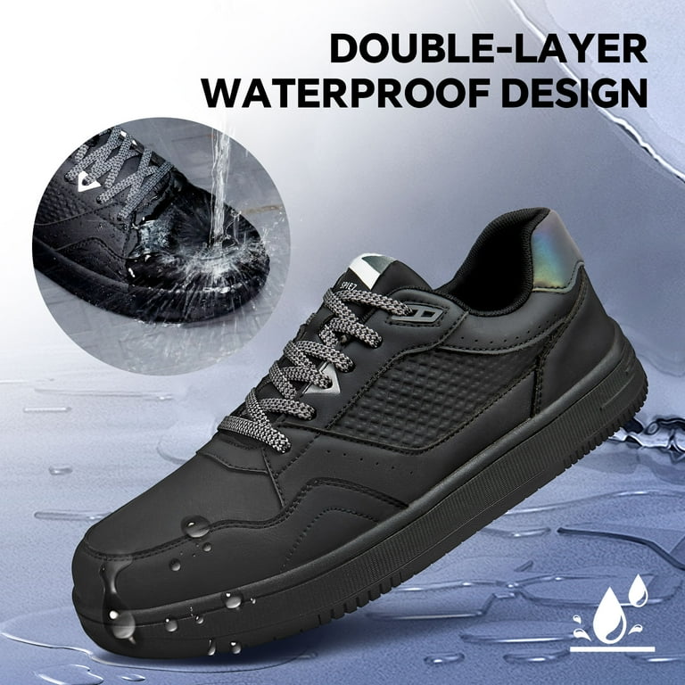 SPIEZ Non-Slip Waterproof Work Shoes for Men & Women – Slip Resistant, Oil-Resistant, Lightweight Ch | AmazPromo