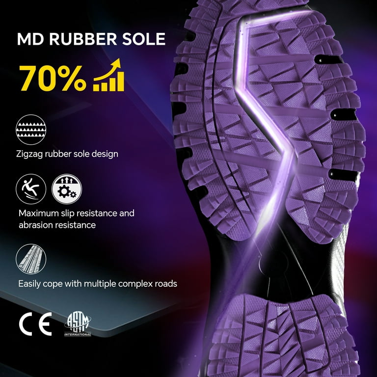 SPIEZ® Ultra-Light Composite Toe Safety Sneakers for Men & Women | ASTM/EN ISO Certified Work Shoes | AmazPromo